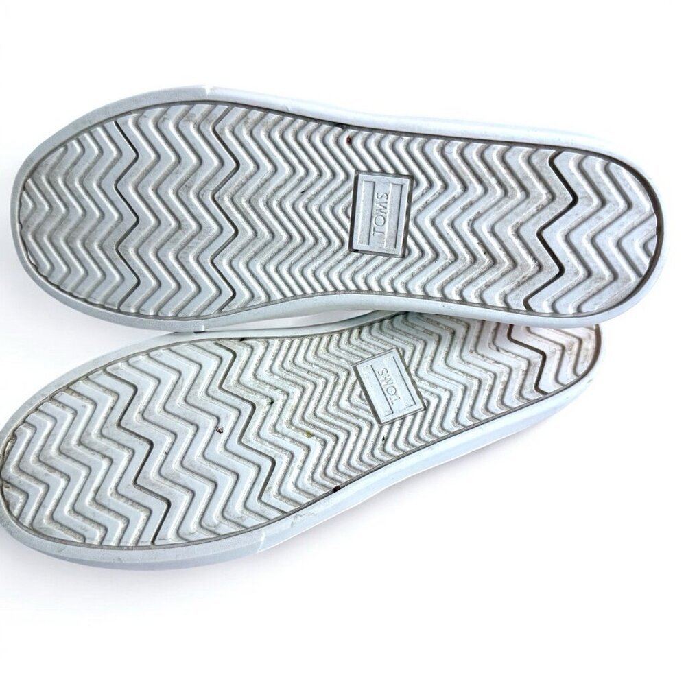 TOMS Women's Floral Canvas Slip On Shoes Size 5.5 - Picture 5 of 6
